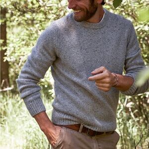 OUTERKNOWN Tomales Donegal Crew Sweater L